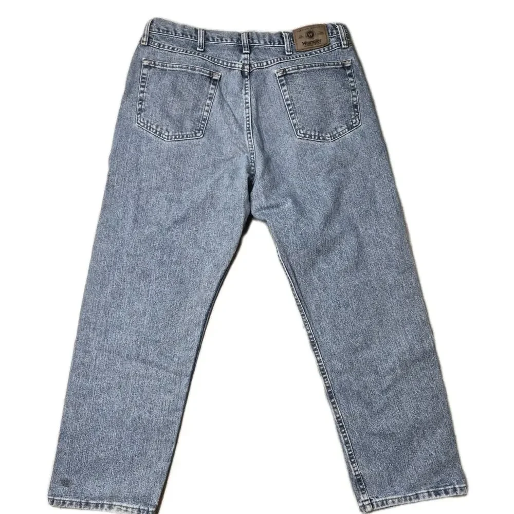 Vintage Wrangler Men's Jeans Regular Fit Size 36 X 30 Faded Blue